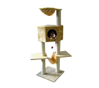 Silvio Design Katzen Kratzbaum "Klettertraum" mit H&auml;ngematte
