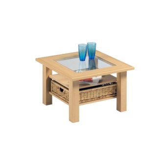 atable Couchtisch Tessa, Buche Nachbildung