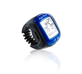 Med X5 Puls-, Schritt- und Kalorienzähler-Ring, blau