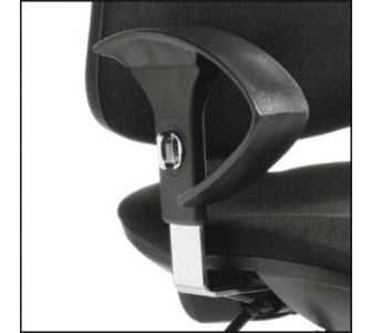 Topstar Armlehne U2 chrom f&uuml;r verschiedene St&uuml;hle