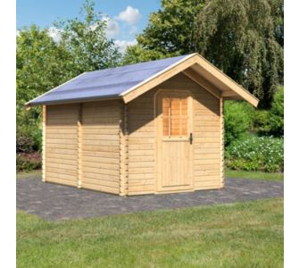 Karibu Saunahaus 3, Grundfläche ca. 8,07 m²