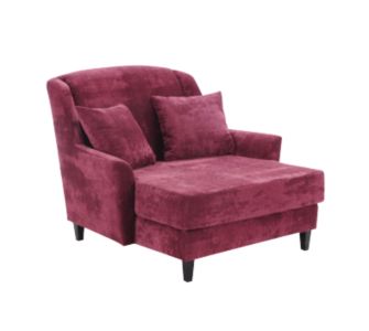Max Winzer Sessel Julia - violette mit Kissen