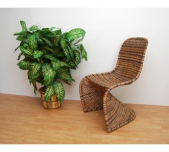 Mary Freischwinger 2er-Set aus Rattan