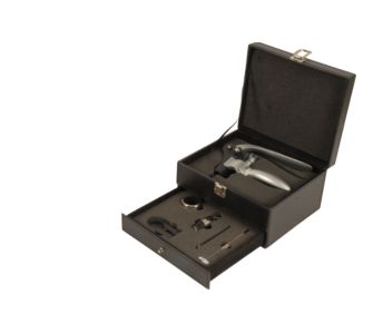 Wein-Geschenkset in luxuriöser Holzkiste