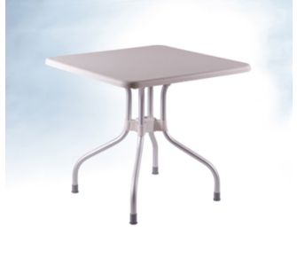 Klapptisch Olimpo, silber-weiß