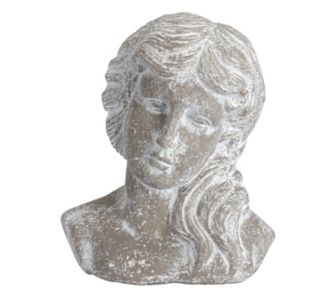 Büste Frauenkopf, 29 cm hoch