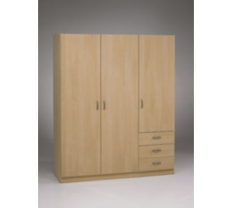 Tvilum Kleiderschrank Focus 75021 - Ahorn hell Nachbildung