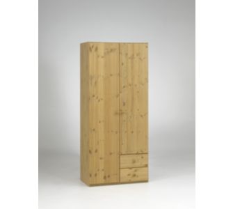 Tvilum Kleiderschrank Country 75040 - Kiefer Nachb. gelaugt ge&ouml;lt
