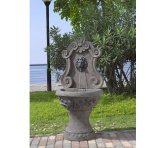 benedomi Fiberglas Brunnen Barock