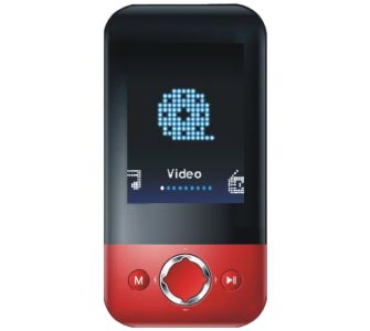 Difrnce MP1880 MP3-Videoplayer Rot