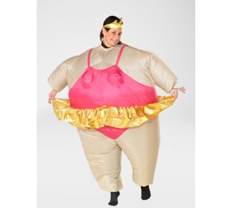 Aufblasbares Kostüm Ballerina