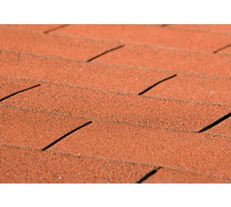 Weka Dachschindeln rechteckig rot - 1 Paket , 3m&sup2; - f&uuml;r Blockbohlenh&auml;user