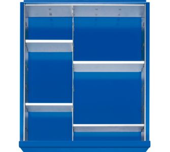 Einteilungs-Set f&uuml;r alle Rau Werkbank-Schubladen  - H&ouml;he 180 mm