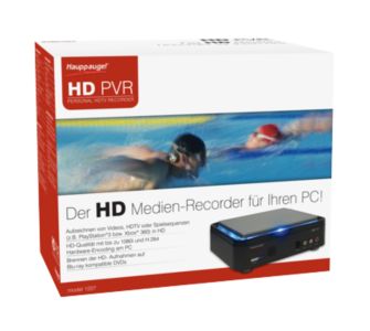 Hauppauge! Hauppauge WinTV HD-PVR - HDTV auf PC oder Notebook aufnehmen