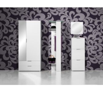 Amayka Garderoben-Set Gala 4tlg. - Schuhschrank 55 cm breit