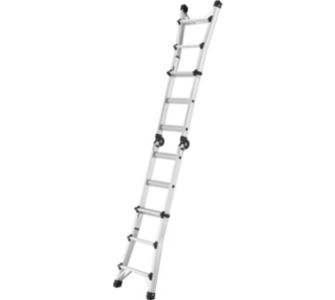 Hailo MTL Multifunktions-Teleskopleiter, 4 x 3 Sprossen