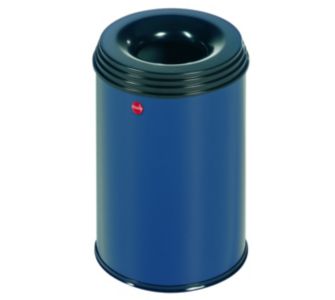 Hailo ProfiLine safe 15, flammenl&ouml;schender Papierkorb, blau
