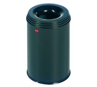 Hailo ProfiLine safe 15, flammenl&ouml;schender Papierkorb, schwarz