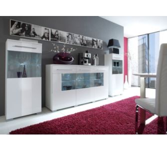 afurniture Sideboard Neo 872 wei&szlig;, ohne Beleuchtung