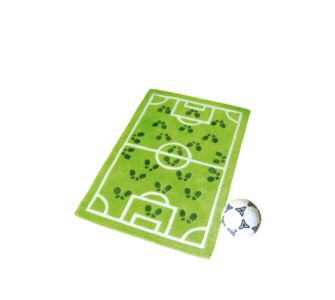 Eduplay Fussballteppich Spuren