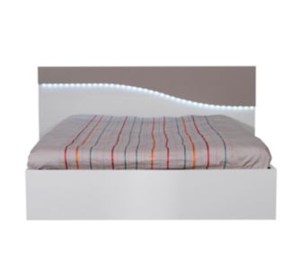 Sciae Bett Wave 160 x 200, mit 4 Nachtkonsolen und Lattenrost