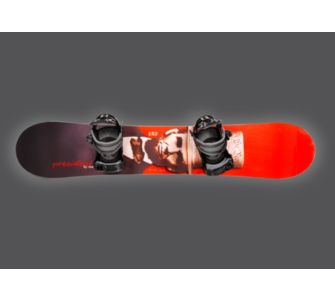 Snowboard-Set "Nidus President" inkl. Bindung, 152 cm