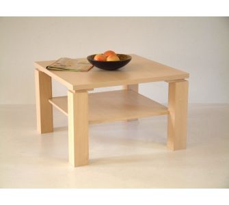 atable Couchtisch Roma Ahorn Nachb.- 65 x 65 cm