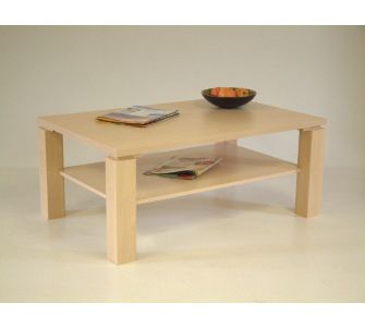 atable Couchtisch Roma Ahorn Nachb. - 100 x 65 cm