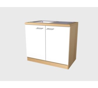 Küchen Spülenunterschrank Pinto - 100 cm