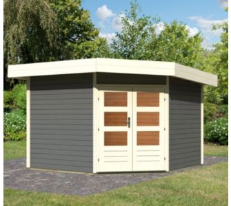 Karibu Premium Flachdachhaus Corner