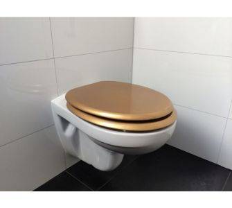 ADOB WC-Sitz "Toilettendeckel Diana" | Holzoptik mit stabilem Holzkern