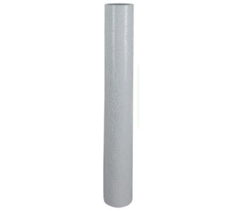 Artra Mango-Holz-Vase Bodenvase 70cm hoch wei&szlig; lackiert