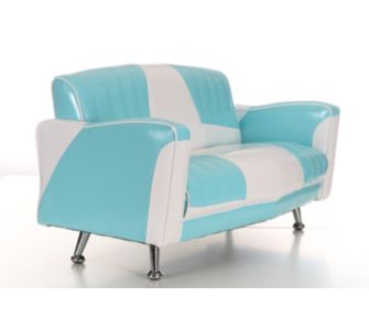 Artra Kindersofa Mini Cadillac Prinz Blau