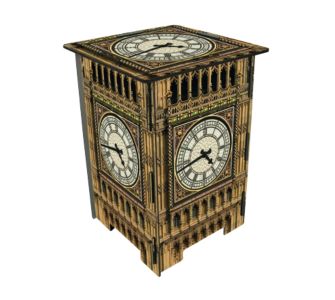 Artra Hocker, Photo-Hocker, Beistelltisch Motiv BIG BEN
