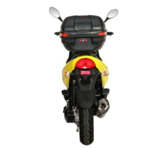 AGM-Motors Motorroller Firejet 50 One Eco GS mit Edelstahlauspuff, inkl Topcase