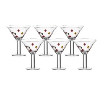 Leonardo Cocktailschale 6er-Set Millefiori