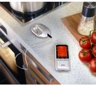 GEFU Digitales Funk-Bratenthermometer mit Timer H&auml;ndi