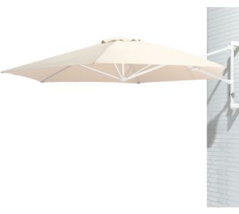 Trendfabrik Wand-Sonnenschirm, creme