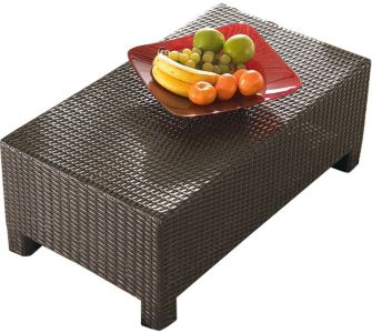 Kunstrattan Tisch ´´´´Cube´´´´, braun