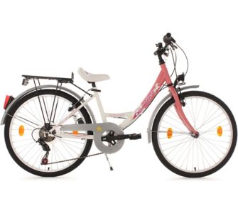 KS Cycling Jugendfahrrad 6 G&auml;nge M&auml;dchenfahrrad Fabulous 24 Zoll