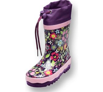 PLAYSHOES Gummistiefel Flora violett