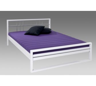 Metallbett Doppelbett wei&szlig; 140x200