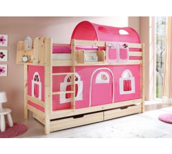 Pingulina Massivholz Etagenbett Kiefer Landhaus