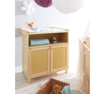 Pingulina Baby Wickelkommode Kiefer Natur Croco