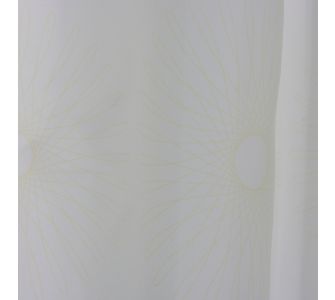 Liedeco Duschvorhang 'Magic' Textil 180 cm x 200 cm wei&szlig;