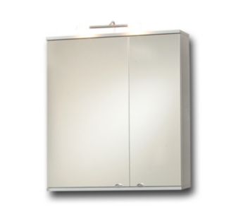 Ambientehome Spiegelschrank Alu