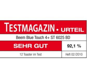beem Vierschlitz Toaster Blue Touch 4+