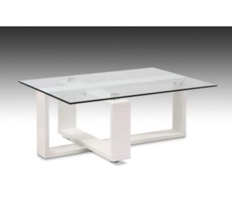 Couchtisch mit Glasplatte
