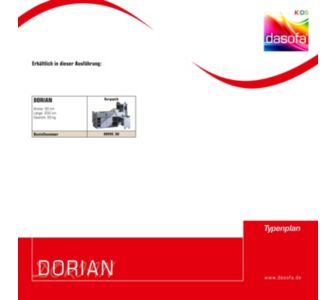 dasofa Burg-Hochbett Dorian (mit Stauraum und Tisch)