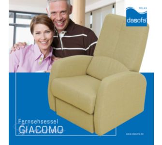 dasofa Fernsehsessel Giacomo